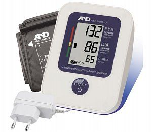 A&D Тонометр автоматический UA-888 эконом с адаптером и манжетой