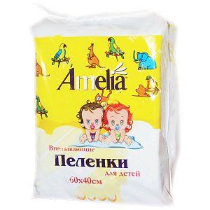 Amelia амелия пеленки 60х40 n30 детские