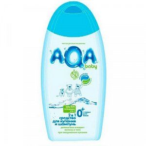 AQA Baby Средство для купания и Шампунь 2 в 1 250 мл
