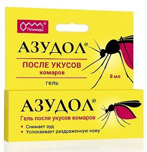 Азудол гель после укусов комаров 8мл