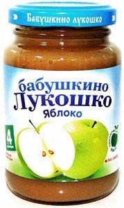 Бабушкино лукошко Пюре яблоко с 4 мес 200 г