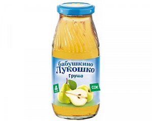 Бабушкино лукошко Сок груша с 4 мес 200 мл