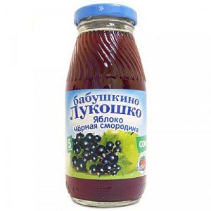 Бабушкино лукошко Сок яблоко и черная смородина с 5 мес 200 мл