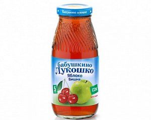 Бабушкино лукошко Сок яблоко и вишня с 5 мес 200 мл