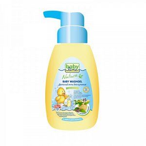 Babyline Nature Гель для купания с целебными травами 260 мл, с дозатором
