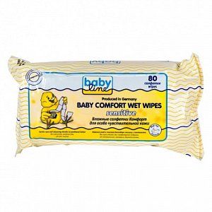 Babyline Влажные салфетки Комфорт Sensitive 80 шт