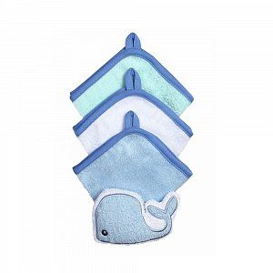 BabyOno Набор для купания Салфетки 3 шт и губка