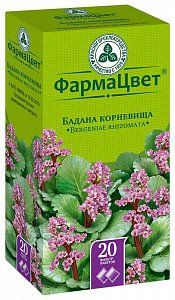 Бадана корневища фильтр-пакеты 1,5 г 20 шт