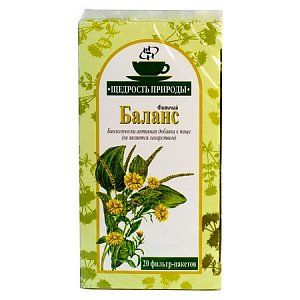 Баланс чай фильтр-пакет 20 шт