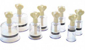 Банки вакуумные YS-0008 со встроенным вакууматором 8 шт