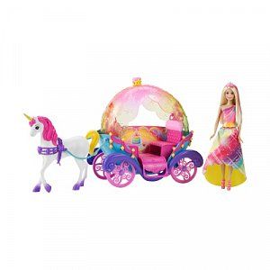 Barbie Игровой набор Радужная карета Барби Dreamtopia DPY38