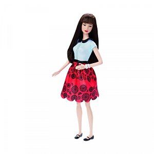 Barbie Кукла 19 Ruby Red Floral Fashionistas Игра с модой DGY61