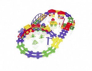 Bauer Конструктор 255 Железная дорога 200 элементов