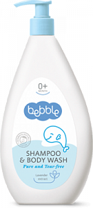 Bebble Шампунь детский для волос и тела 400 мл