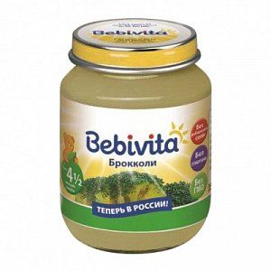 Bebivita Пюре Брокколи 100 г с 45 мес
