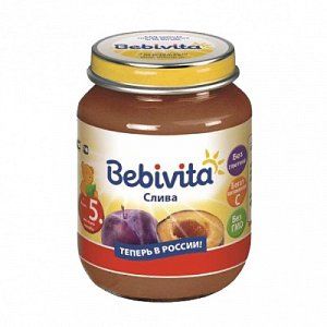 Bebivita Пюре Слива 100 г с 5 мес
