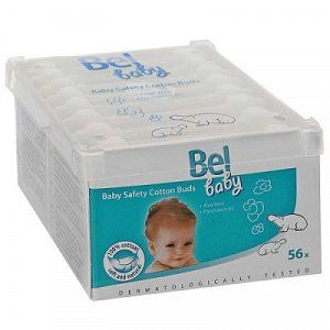 Bel Baby Ватные палочки безопасные 56 шт