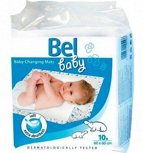 Bel Детские впитывающие пеленки 60х60 см 10 шт