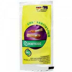 Бинт эластичный трубчатый сетчатый Интекс р2