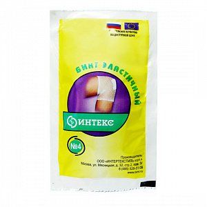 Бинт эластичный трубчатый сетчатый Интекс р4