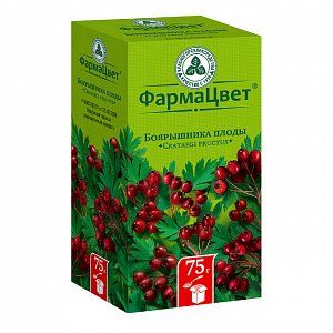 Боярышника плоды 75 г