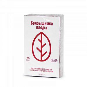 Боярышника плоды фильтр-пакеты 1,5 г 20 шт