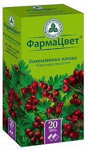 Боярышника плоды фильтр-пакеты 3 г 20 шт