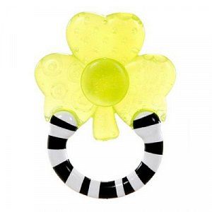 Bright Starts Мягкий прорезыватель Полосатое колечко Цветок