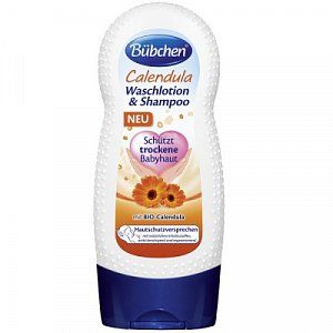 Bubchen Крем-гель для волос и тела Календула с рождения 230 мл