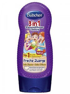 Bubchen Шампунь 3 в 1 Бяки-забияки 230 мл