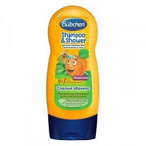 Bubchen Шампунь Спелый абрикос для волос и тела 230 мл