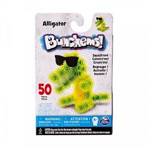 Bunchems Конструктор липучка Животные Крокодил