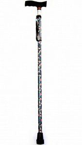 BWell Трость складная rehab WR-412 Узоры, с регулировкой высоты