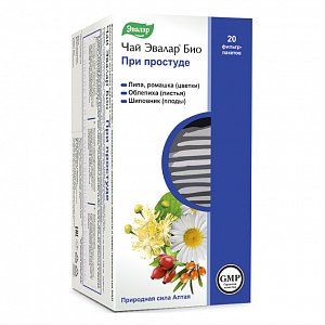 Чай Эвалар Био при простуде фильтр-пакетики 20 шт