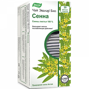 Чай Эвалар Био Сенна фильтр-пакетики 20 шт