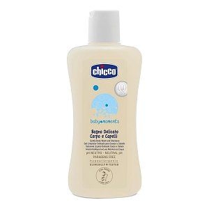 Chicco Baby Moments Шампунь для тела и и волоc с овсом 200 мл 0м+