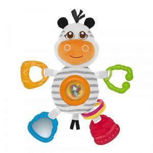 Chicco Игрушка-погремушка мягкая Зебра 6м+