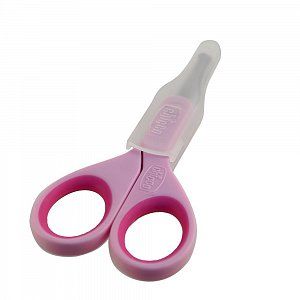 Chicco Ножницы с закругленными концами розовые 0м+