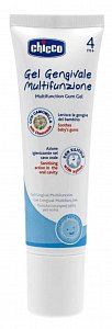 Chicco Универсальный гель для полости рта 4м+ 30 мл