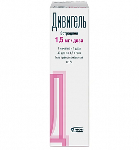 Дивигель 0,1% 1,5мг/доза 40 доз флгель трансдерм
