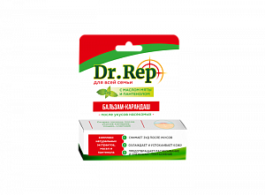 Доктор Реп бальзам-карандаш после укусов насекомых 4,2г