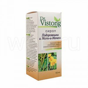Dr Vistong Сироп Подорожника и Мать-и-мачехи 150 мл