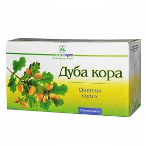 Дуба кора фильтр-пакеты 1,5 г 20 шт
