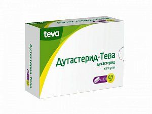 Дутастерид-Тева капсулы 0,5 мг 30 шт