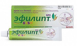 Эфилипт Бро Бэби Крем разогревающий детский 20 г