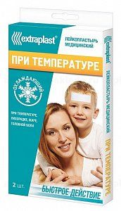 Extraplast Пластырь при температуре 2 шт