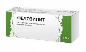 Фелозилит паста для приготовления суспензии для приема внутрь 100 г