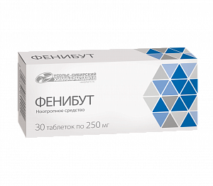 Фенибут таблетки 250 мг 30 шт