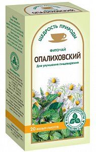 Фиточай Опалиховский фильтр-пакет 2 г 20 шт
