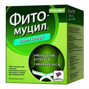 Фитомуцил Слим Смарт порошок для приема внутрь 5 г пакетики 30 шт